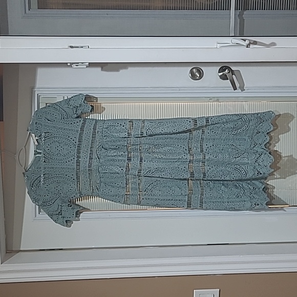 Eri + Ali Mint Lace Midi Dress - Picture 4 of 5
